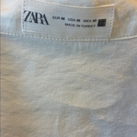 Zara Crisp White Shirt - Picture 4 of 6